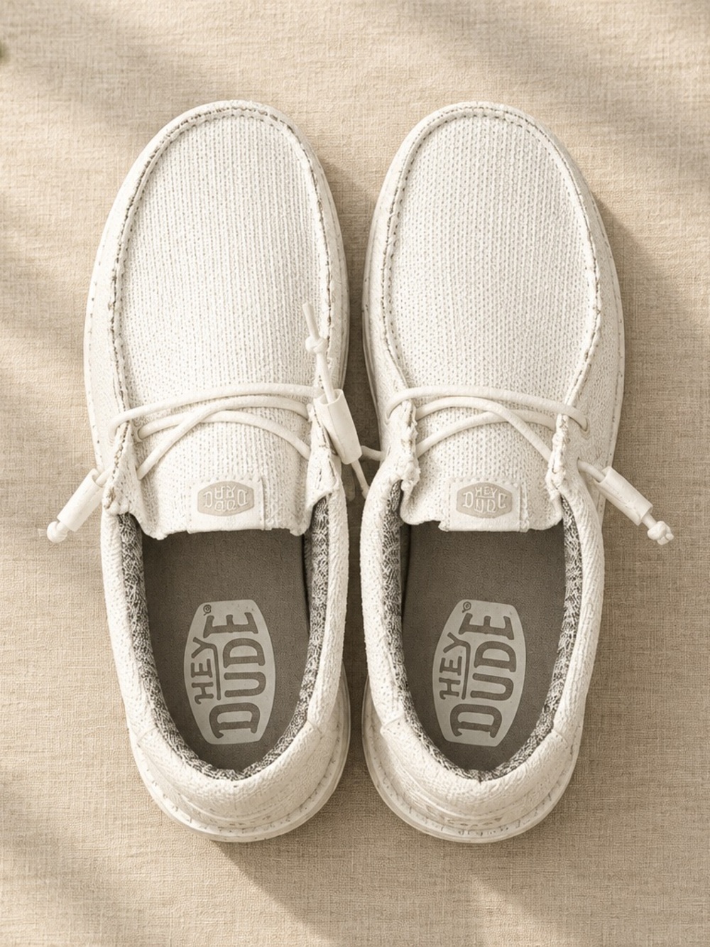Hey Dude Women’s White Wally Lo Casual Shoes